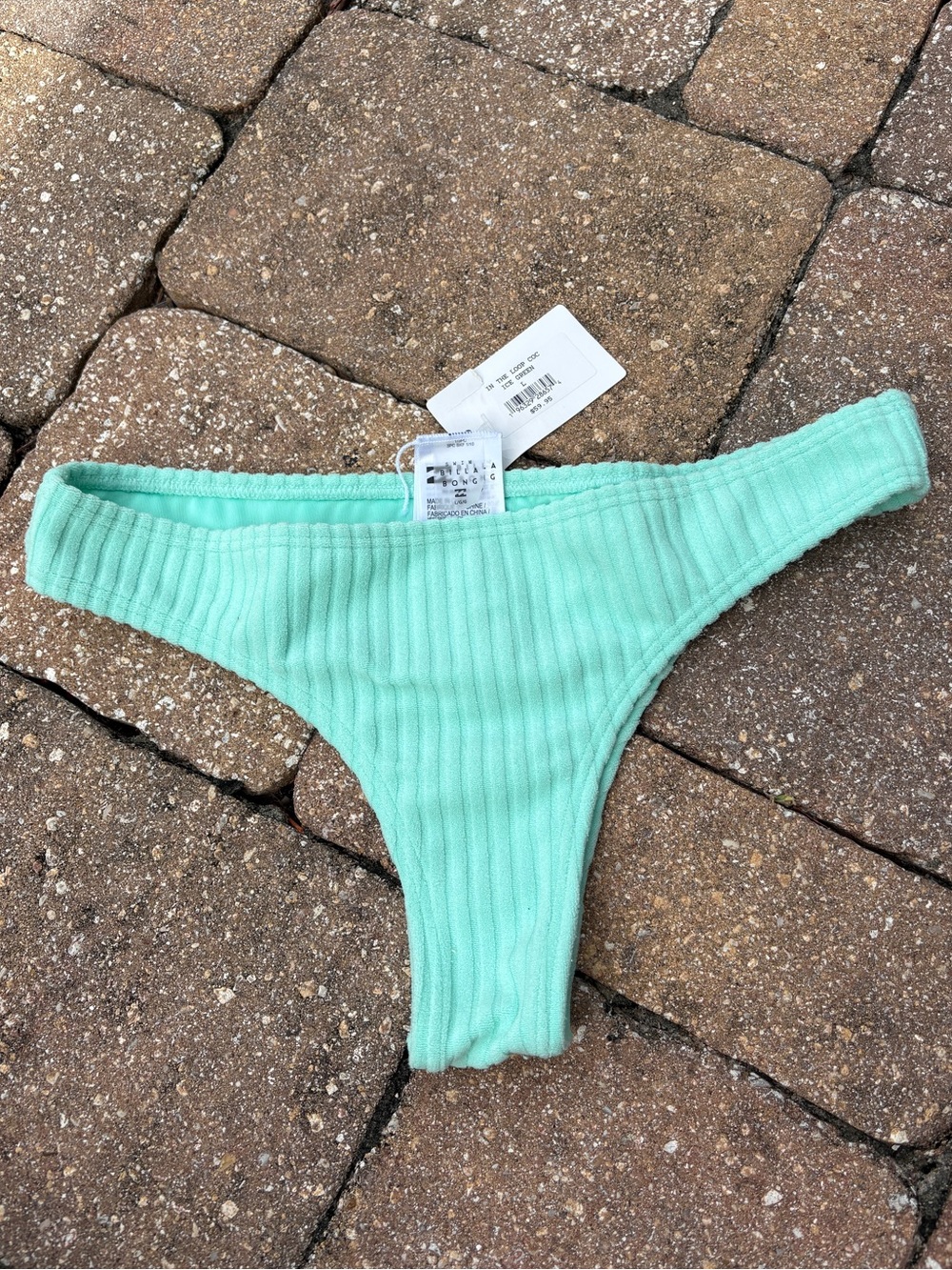 NWT Ribbed Mint Bikini Bottom